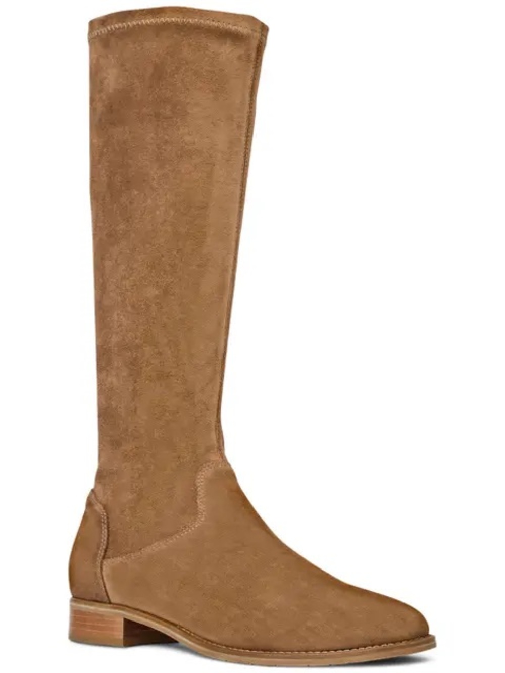 Aquatalia Chestnut Baia Suede Over-the-Knee Boot